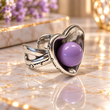 Anillo Corazon  Intercambiable