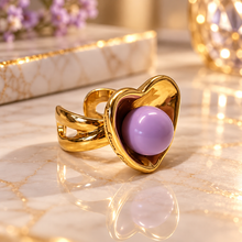 Anillo Corazon  Intercambiable