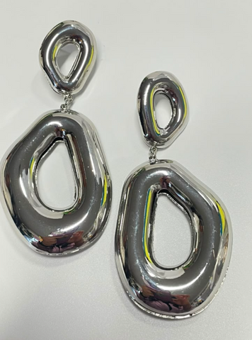Aretes brisa plata