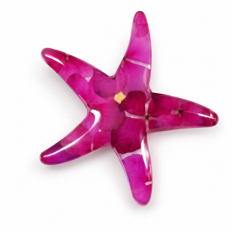 Prendedor Estrella Hortencias