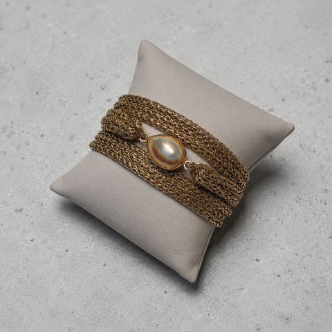 Pulsera de Maya  Con Gota Tornasol MG
