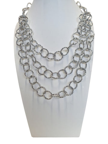 Collar capas plata