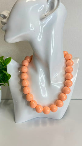 100- Collar balines Coral