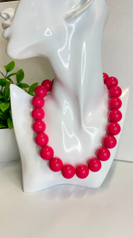 100-Collar balines Fushia
