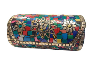 Cartera Cilíndrica Mosaico IND